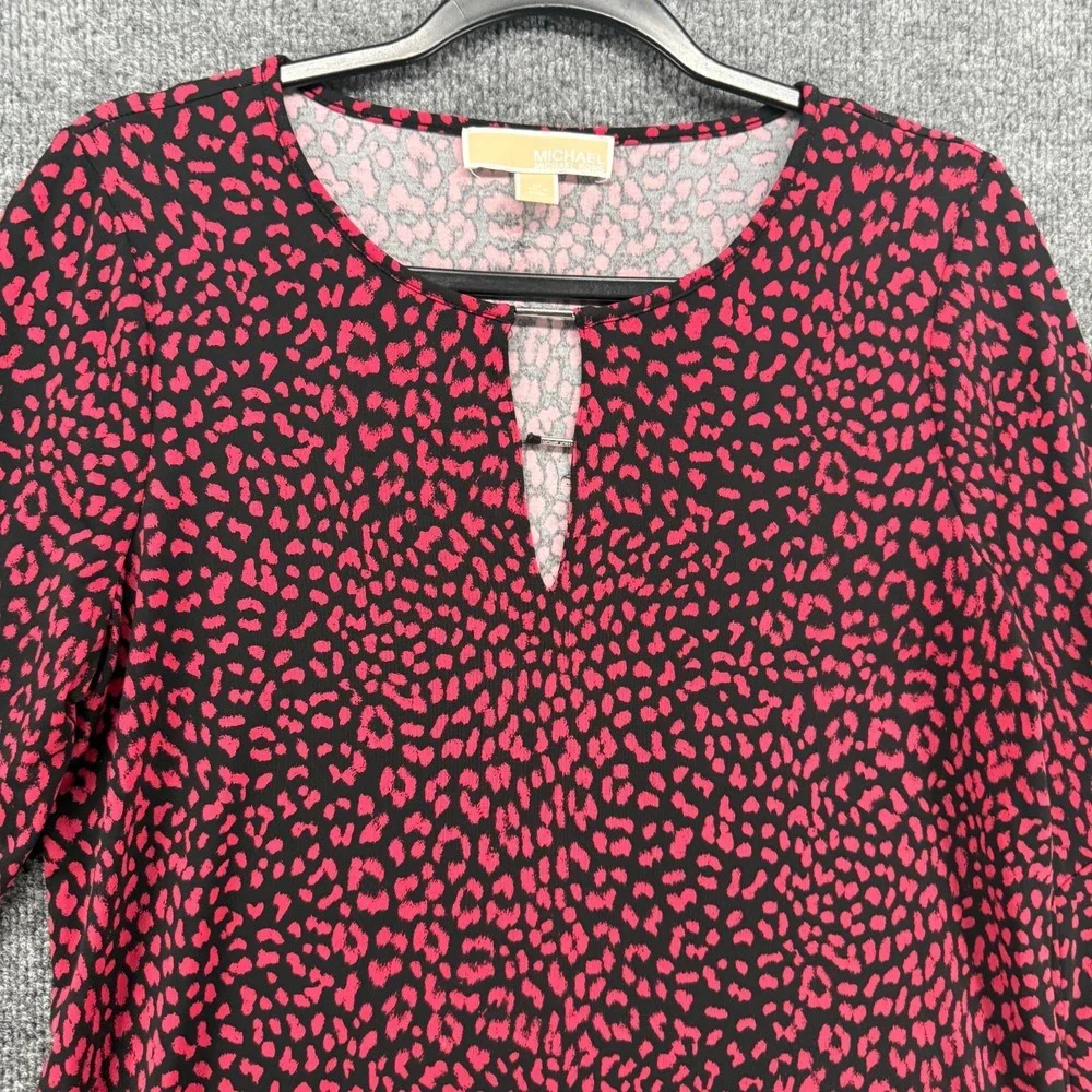 Michael‎ Kors Top Womens M Black Purple Fairy Grunge Whimsigoth Romantic Goth